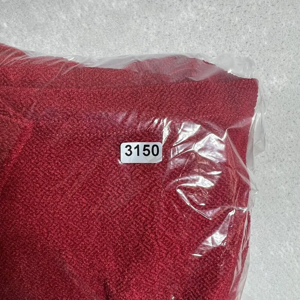 Soft Surroundings Cardigan Women Small Red Mesa Button Sleeveless Open Front